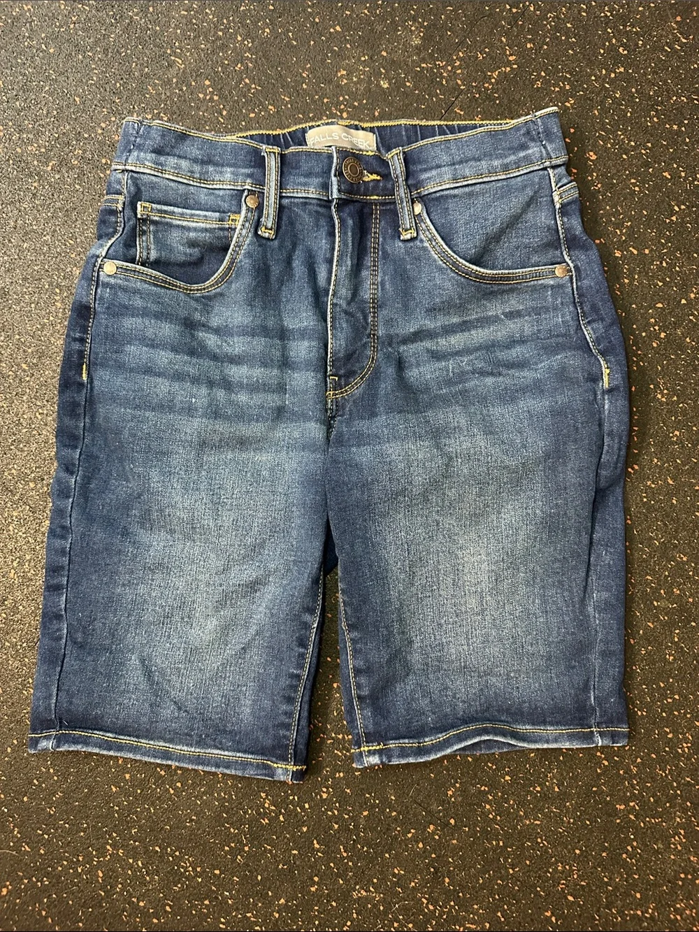 Washed Blue Denim Women’s Shorts